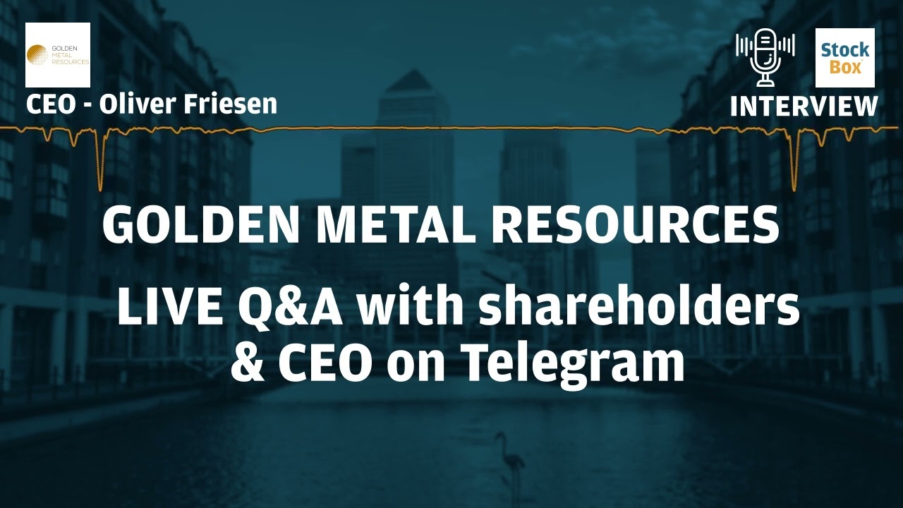 Golden Metal Resources LIVE Q&A with Shareholders and CEO on Telegram #gmet #gold #tungsten