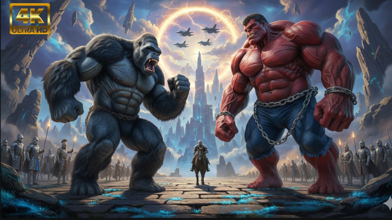 Hulk vs King Kong Clash in the Skies Aboard a Military Transport Plane