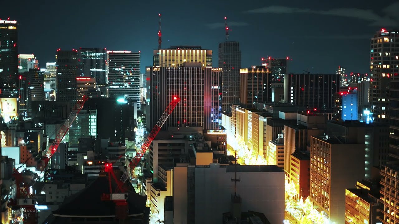 【環境音】ビル街の眠れるノイズ｜City Soundscape Sleeping Noise【作業用/睡眠用】