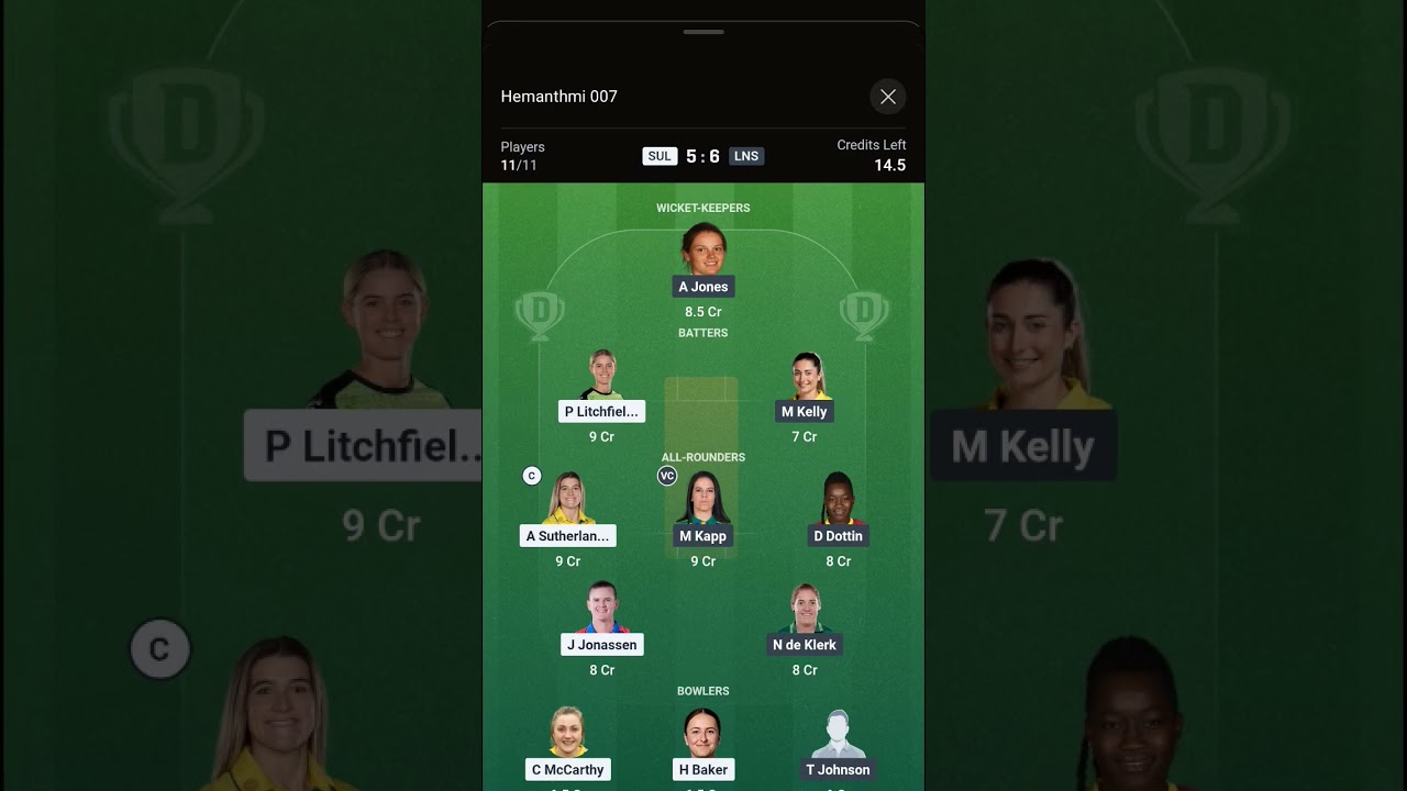 SUL-W vs LNS-W Dream11 Prediction | Sunrisers Leeds Women vs London Spirit Women Dream11 Team Today