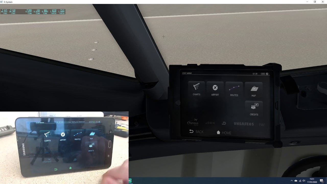 737 home sim build, how to zibo tablet on real tablet/ipad