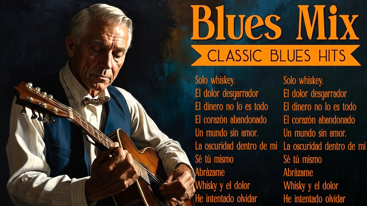 Blues Songs in Spanish - Slow Blues - Blues en Español Vol. 13  || Música Para Los Solitarios