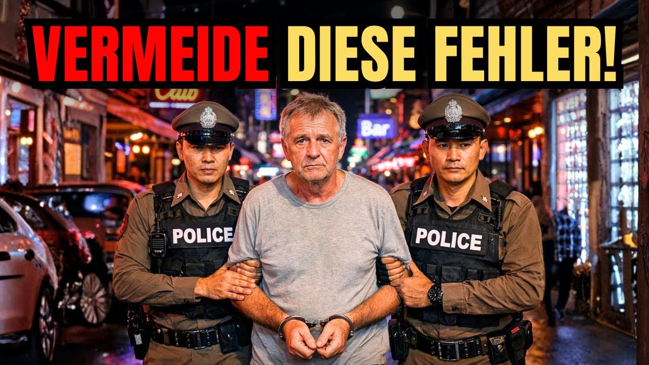 15 tödliche Fehler, die in Thailand 🇹🇭 vielen Touristen zum Verhängnis werden...