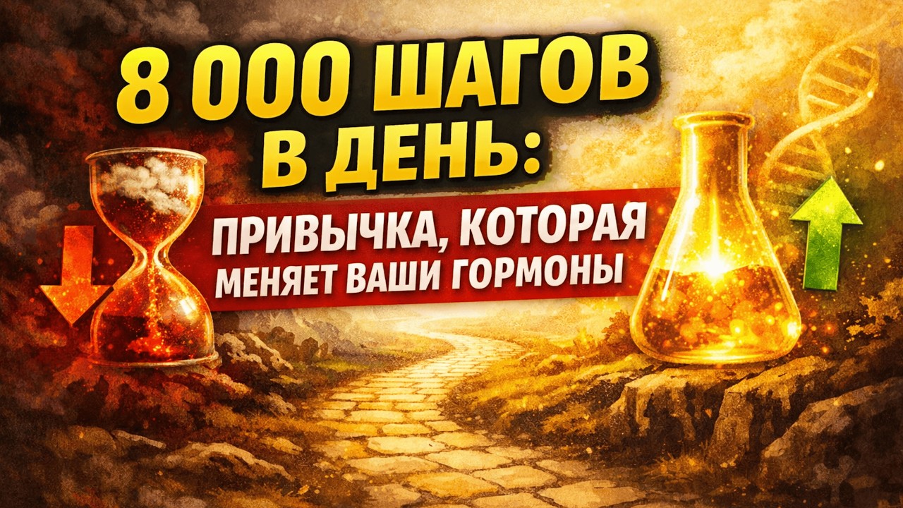 8 000 ШАГОВ В ДЕНЬ: ПРИВЫЧКА, КОТОРАЯ МЕНЯЕТ ВАШИ ГОРМОНЫ