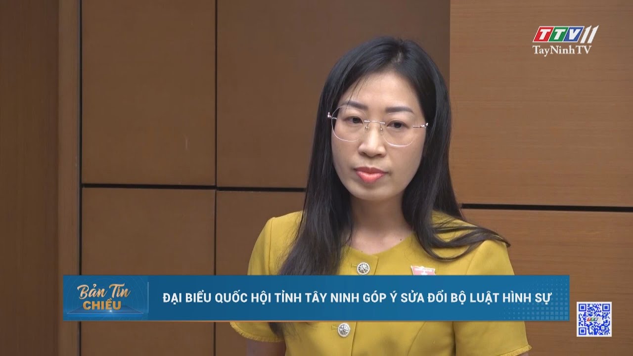 Đại biểu Quốc hội tỉnh Tây Ninh góp ý sửa đổi bộ luật Hình sự | TayNinhTV