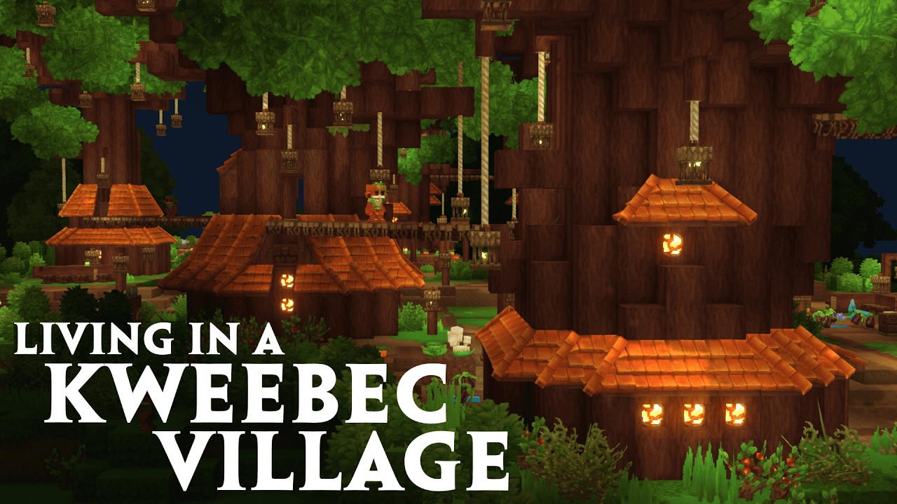 Hytale - Living in a Kweebec village