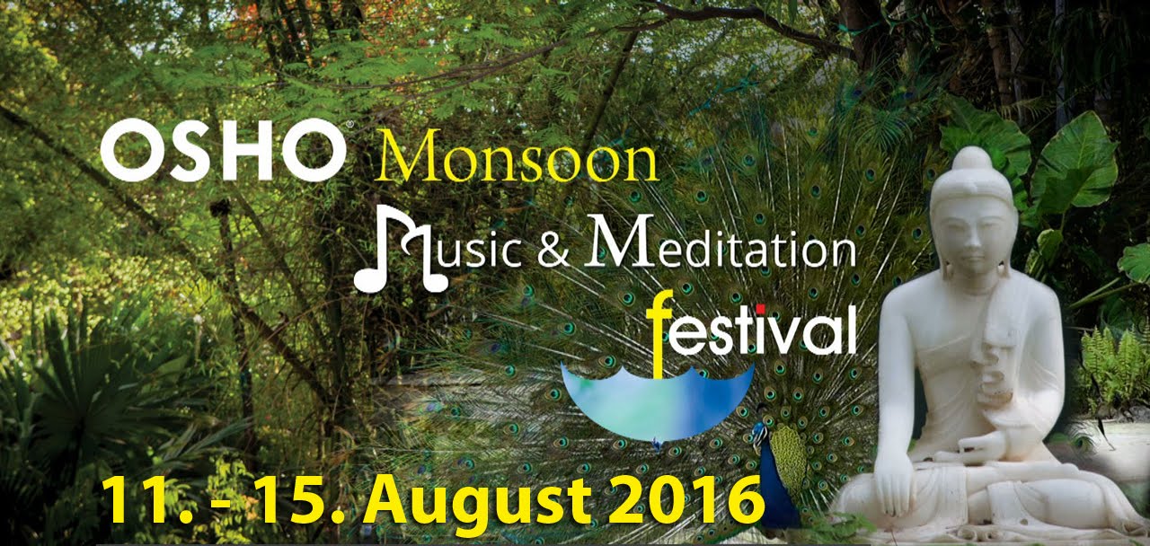 OSHO Monsoon Music and Meditation Festival Invitation 2016