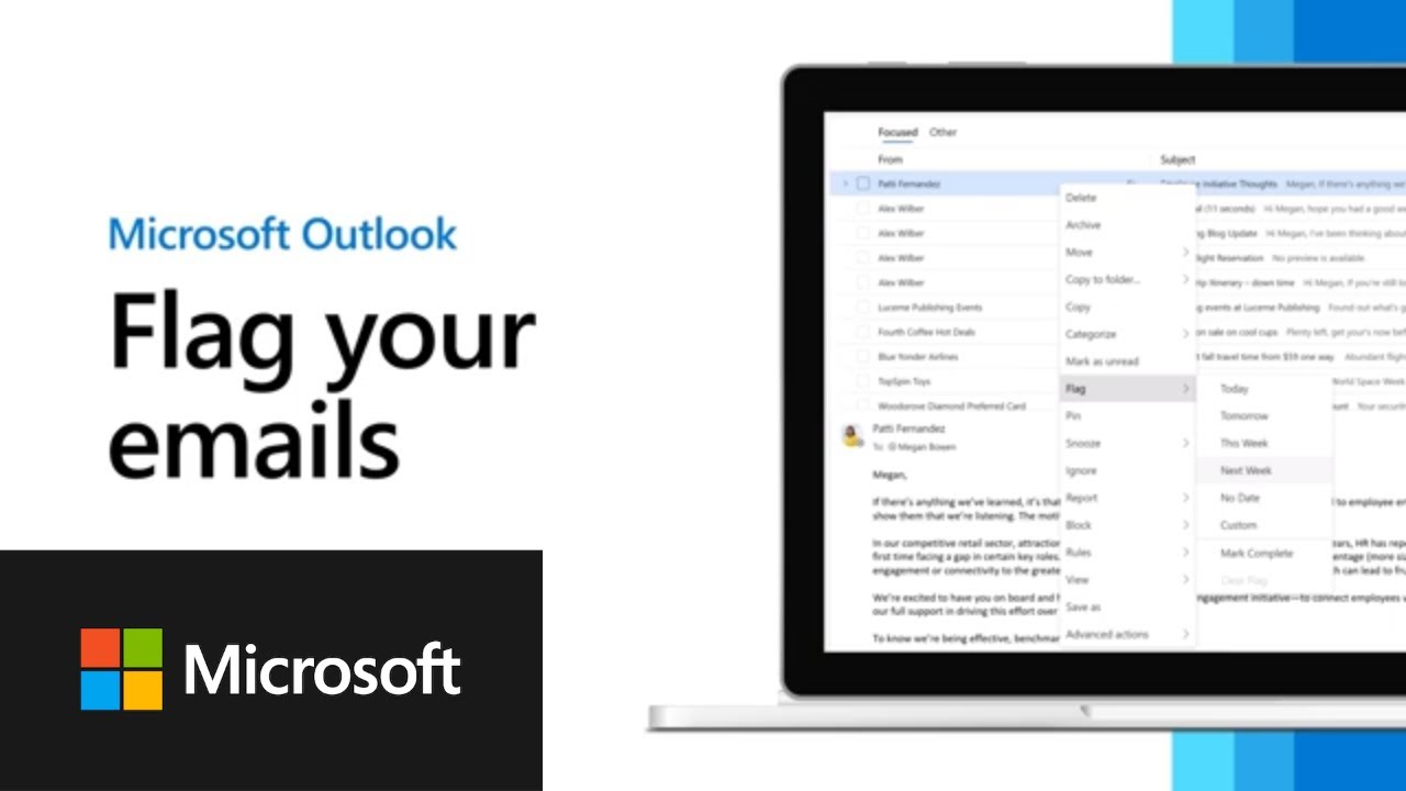 New Outlook for Windows | Flag an email