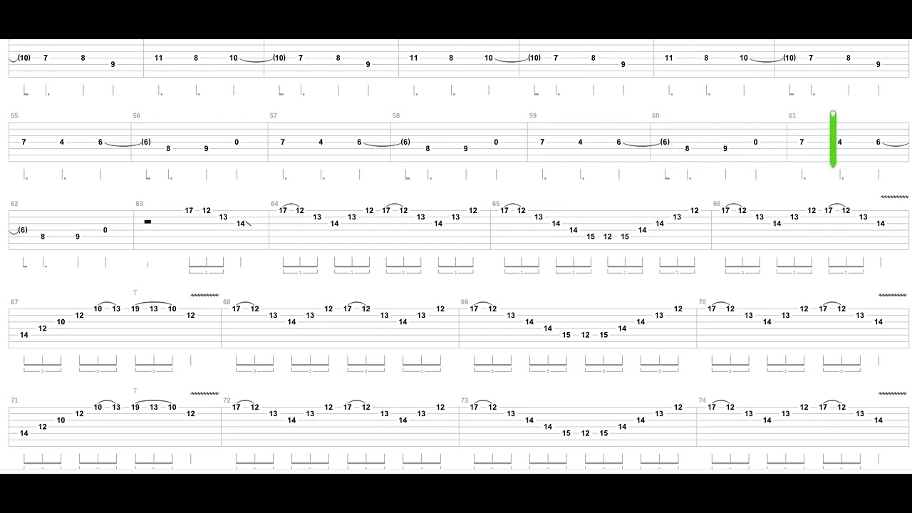 Recreant Tab by Chelsea Grin + Guitar only + Guitar tab