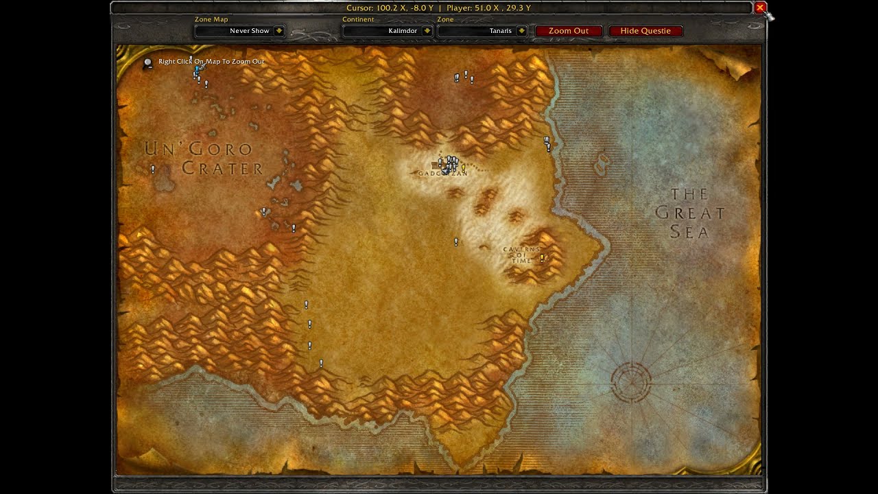 How to get to Tanaris from Stormwind TBC WoW