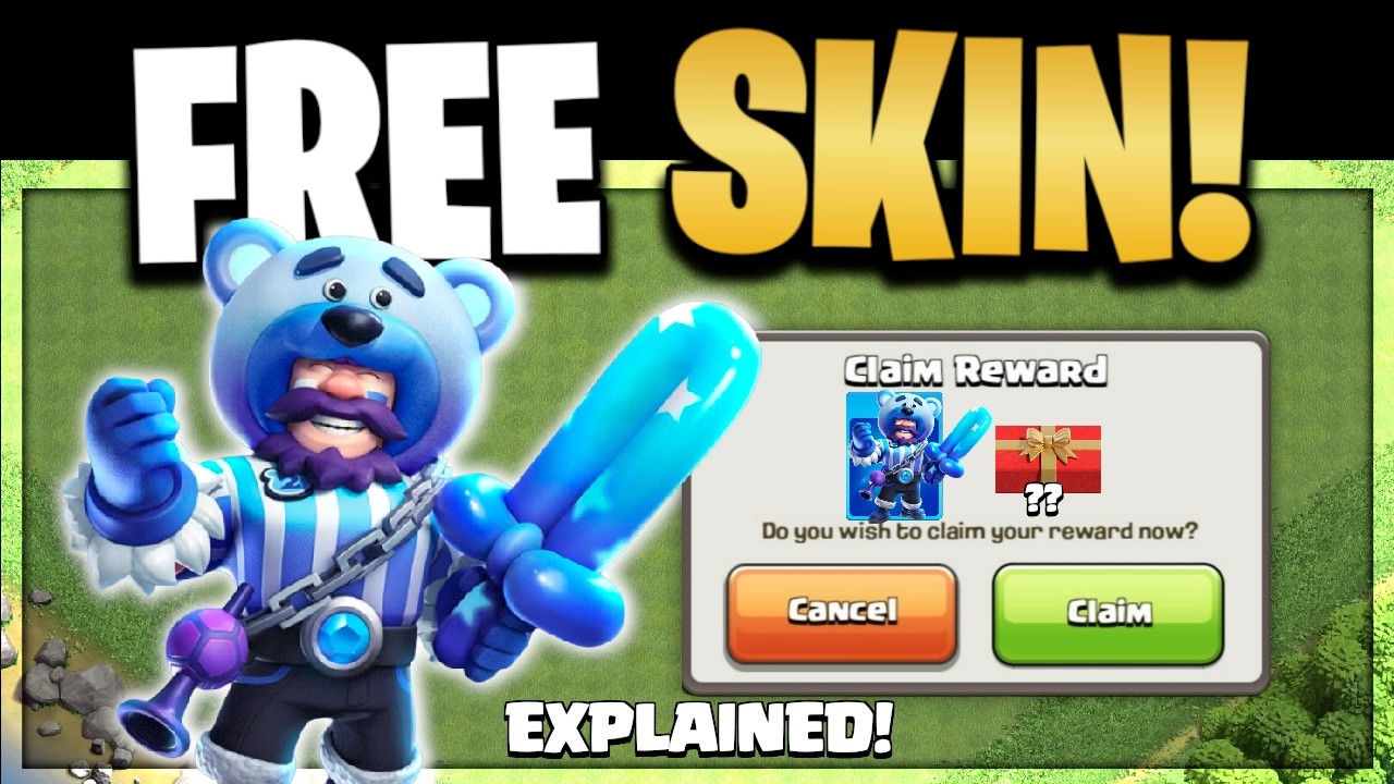 Claim FREE Legendary Skin & SPECIAL Decoration (LINK) By Supercell in Clash of Clans Free Rewards