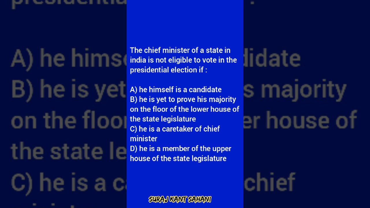 President | election | India | mcq | vote in presidential election