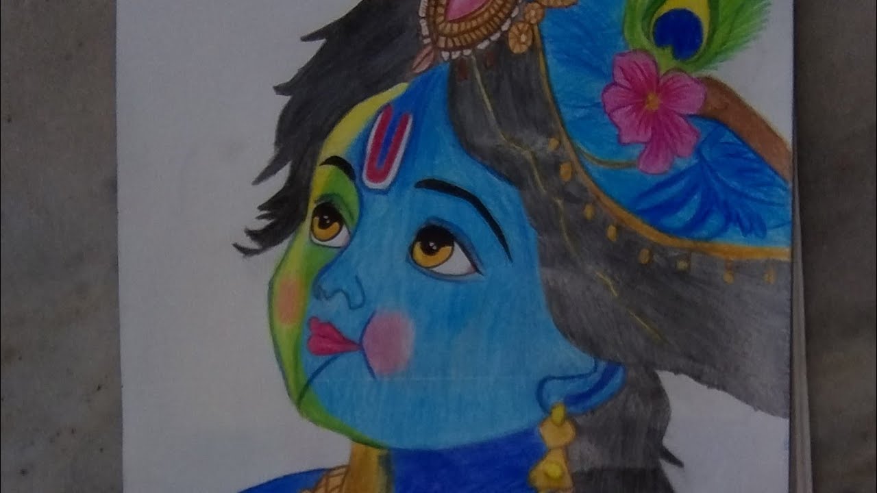 Krishna drawing 