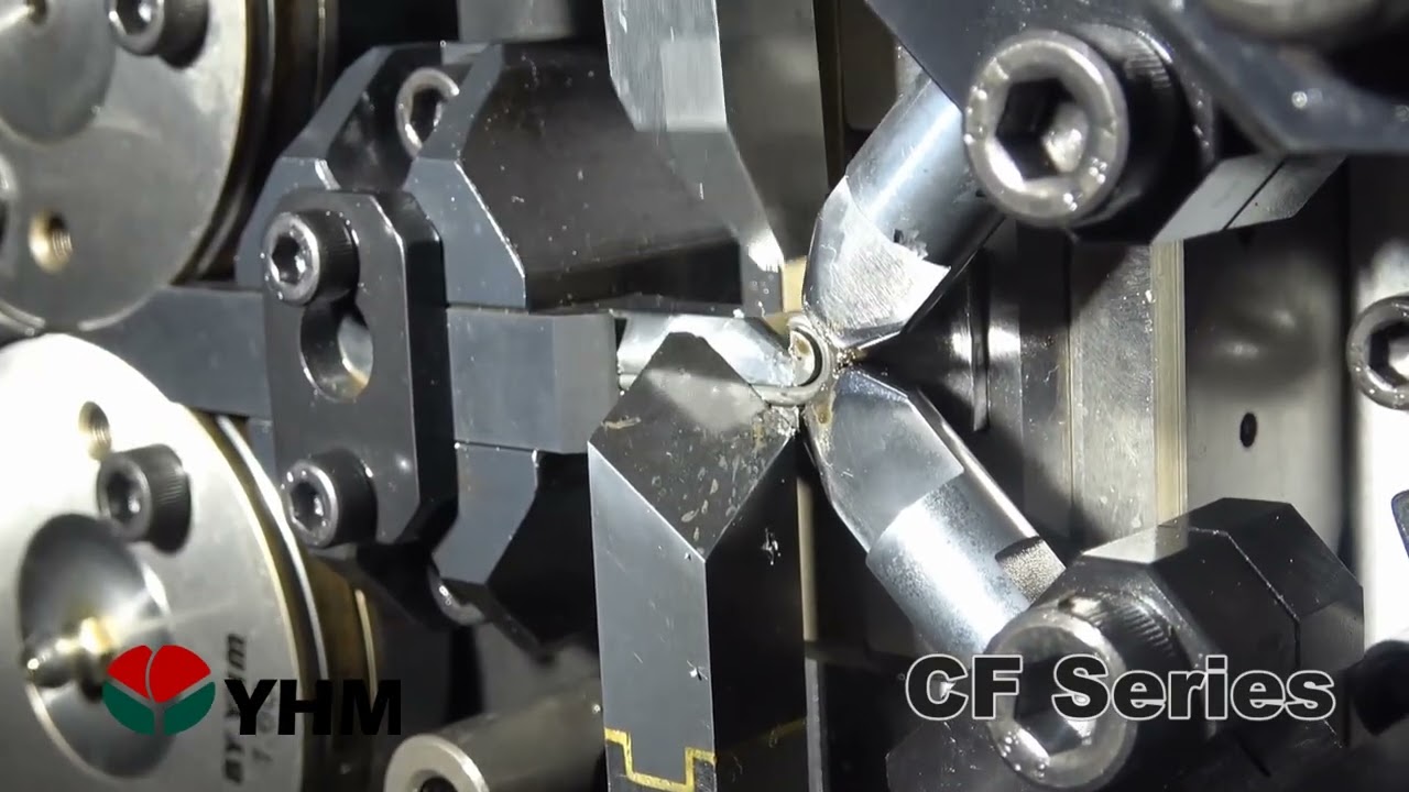 線径 1.6mm アークスプリング｜CNC押しばねマシン CF-330｜台湾YHM 友匯機械株式会社
