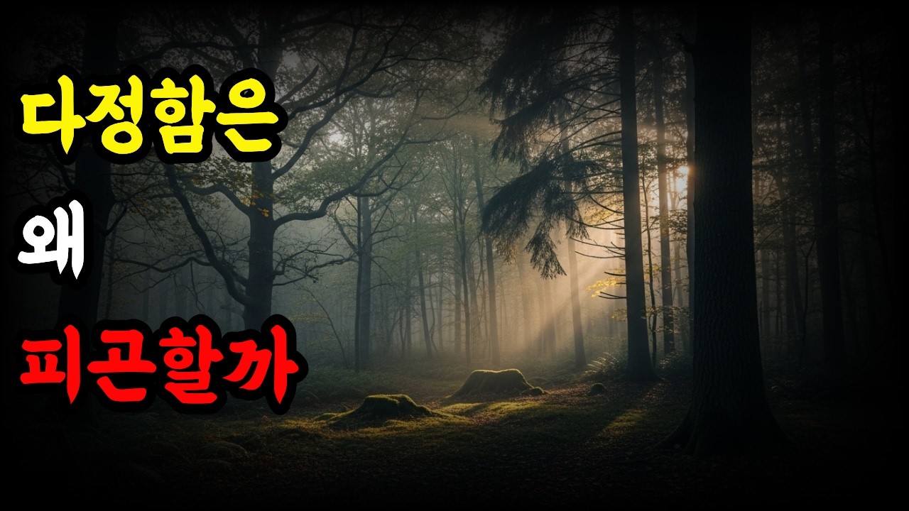 다정함은 왜 가끔 무거워질까｜감정 소모｜관계에서 지칠 때｜들어주는 관계｜감정 순환｜조용한 영상｜다정함｜피로감｜오디오북｜내레이션｜#마음의힘