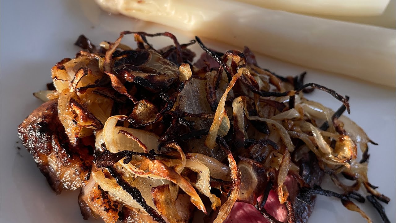 DAS BESTE RUMPSTEAK EVER MIT SPARGEL - kosanimkocht