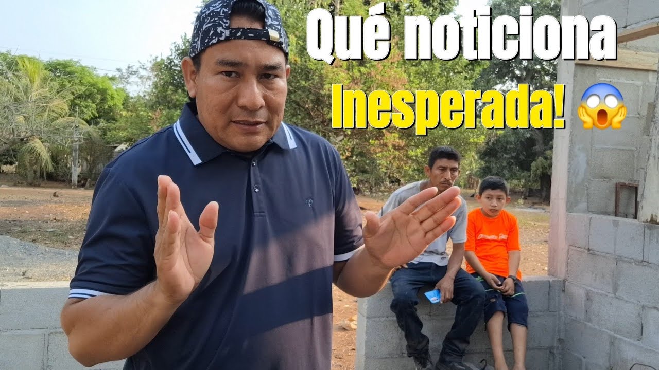 🔴Me vine corriendo a darle la NOTICIA a don MISAEL HASTA SU CONSTRUCCIÓN, véan. 