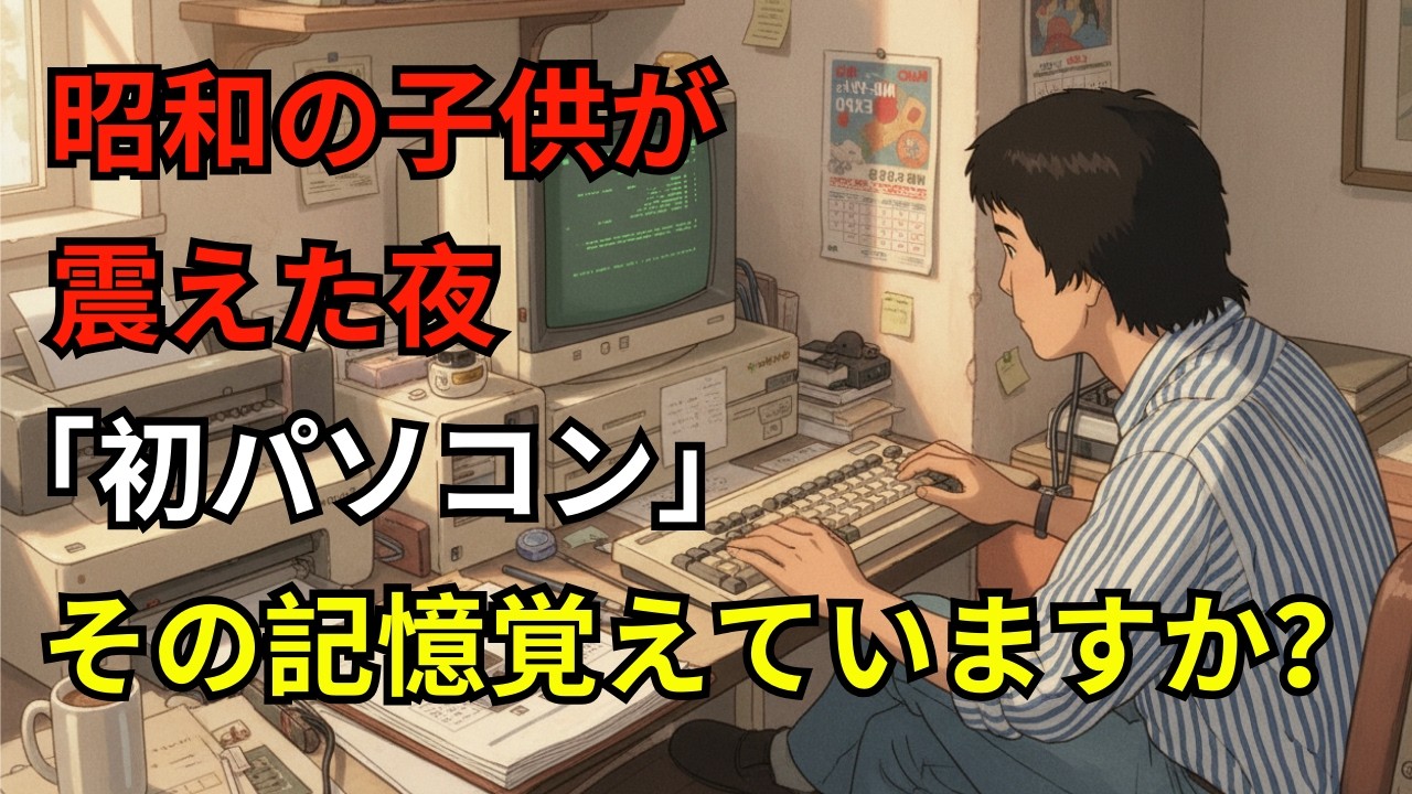 【昭和レトロ】初めてのマイコンと、夜中に胸が高鳴った「あの瞬間」