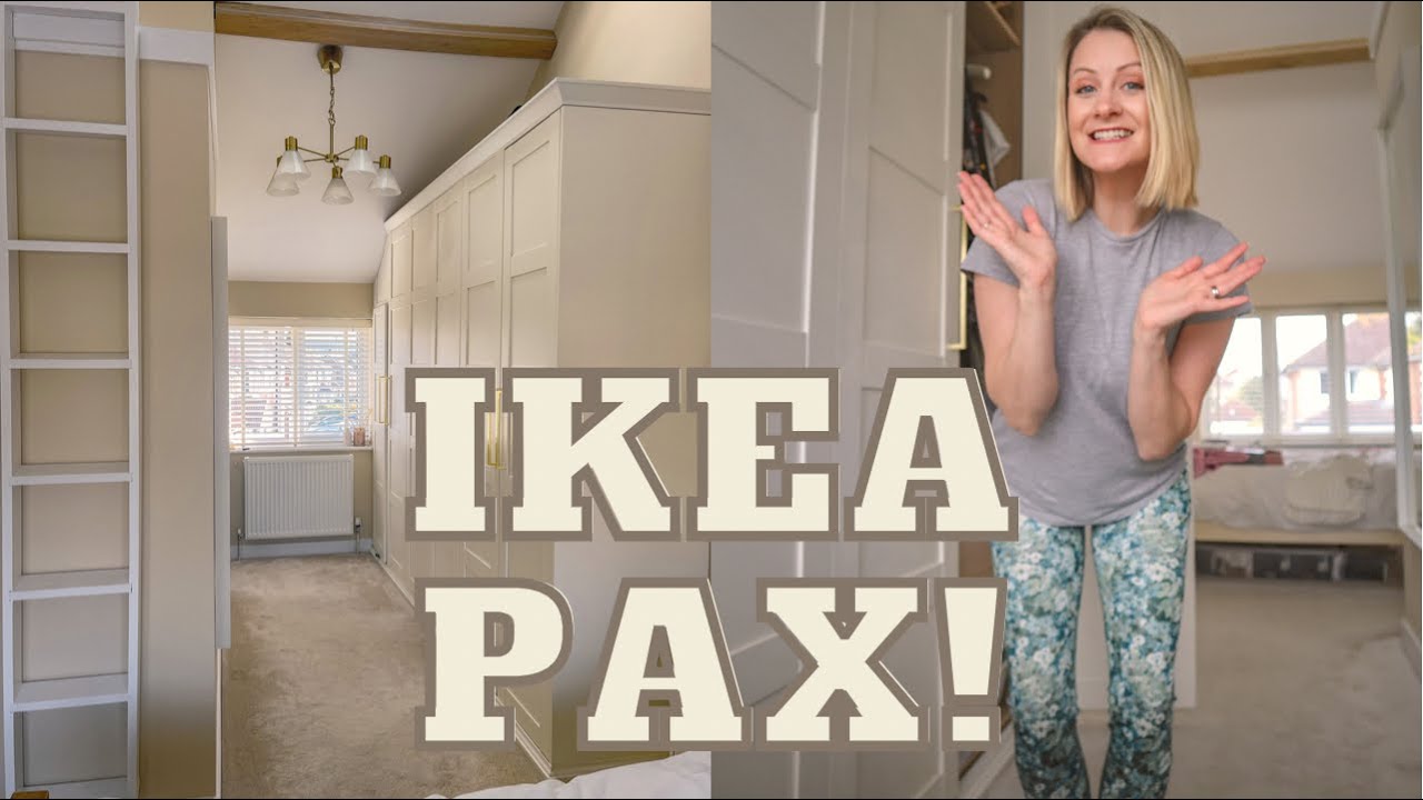 Организация моего гардероба IKEA PAX: обзор моей гардеробной! Расхламление шкафа, Лара Джоанна Дж...