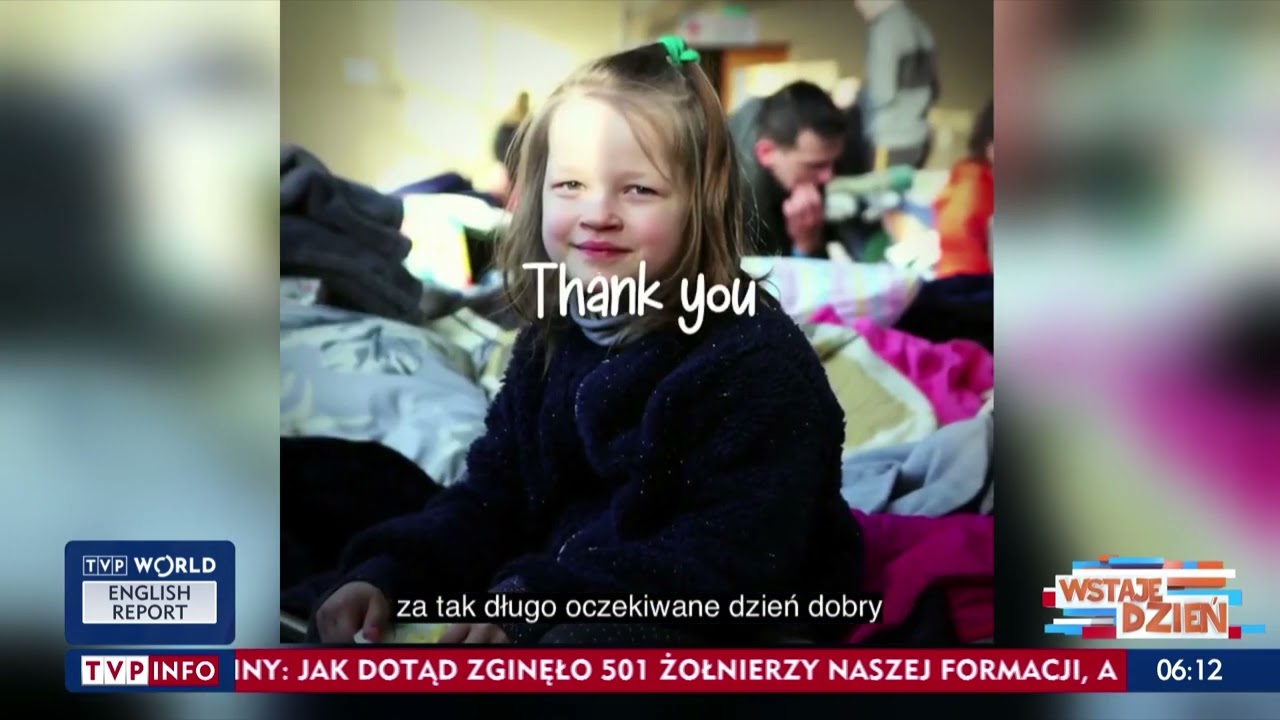 Ukraińcy dziękują Polakom 💛💙🤍❤️