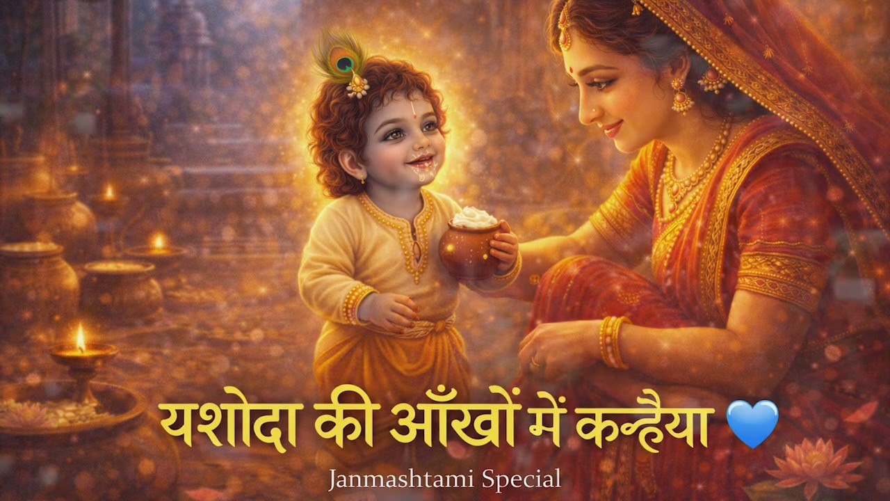 यशोदा की आँखों में कन्हैया | Emotional Bal Krishna Bhajan | Janmashtami Special Song