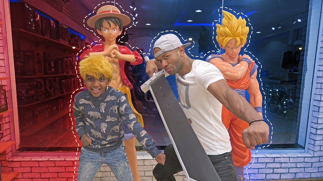 جتني هدية من احد محلات الانمي في الرياض !!