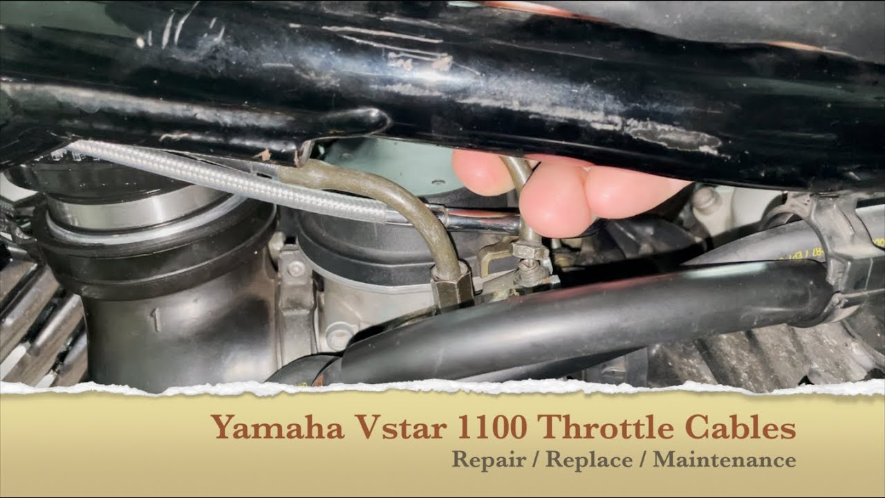Трос дроссельной заслонки Yamaha VSTAR 1100 — ремонт/замена/обслуживание