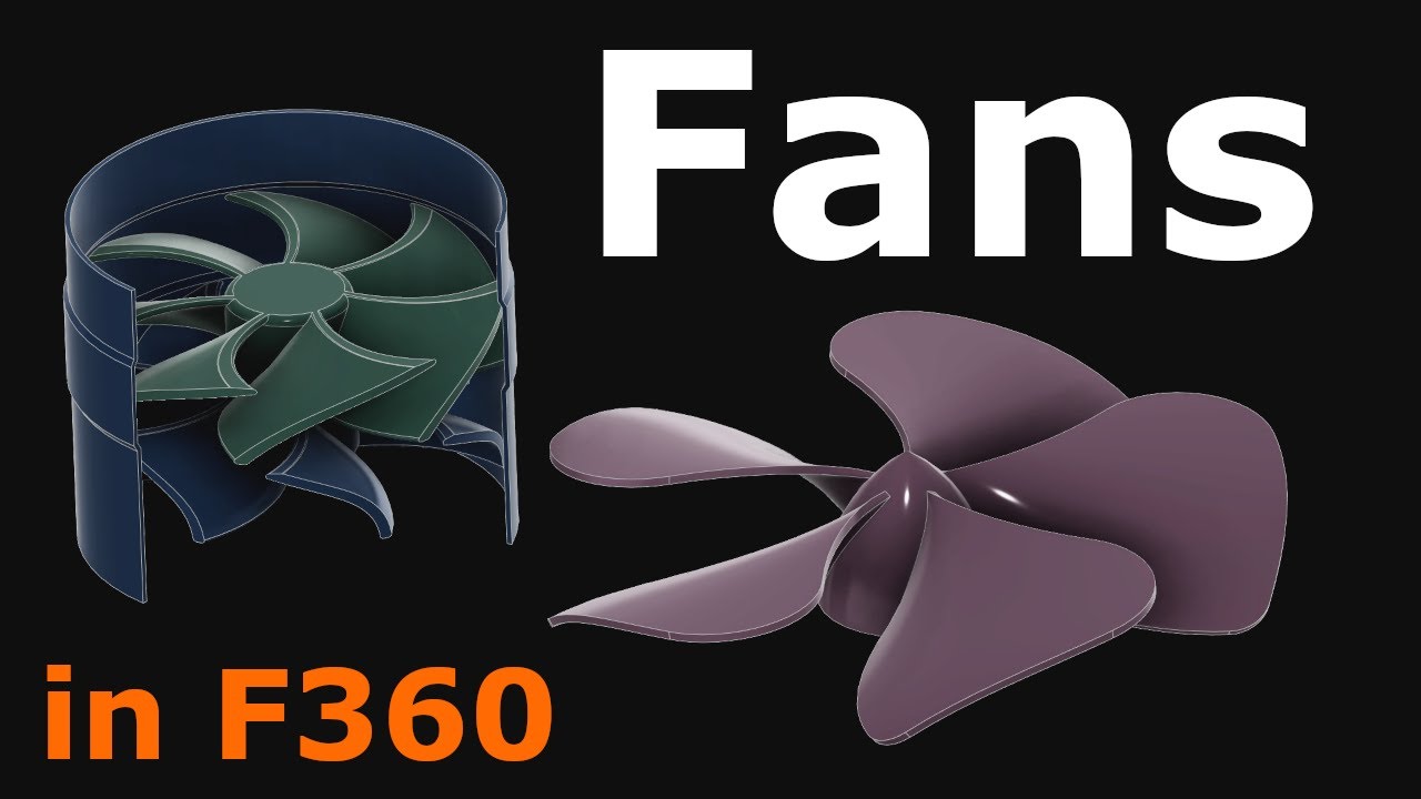 Как спроектировать лопасти вентилятора для 3D-печати в Fusion 360
