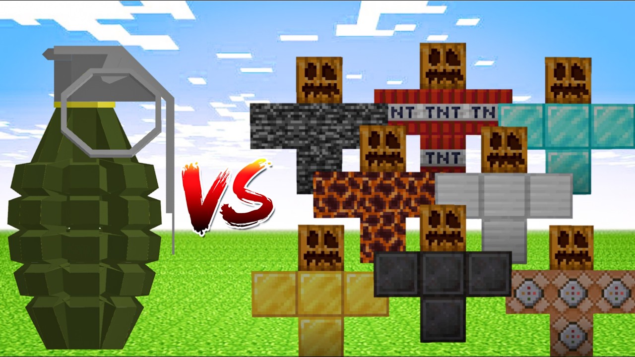 Hand Grenade vs Every Golems!