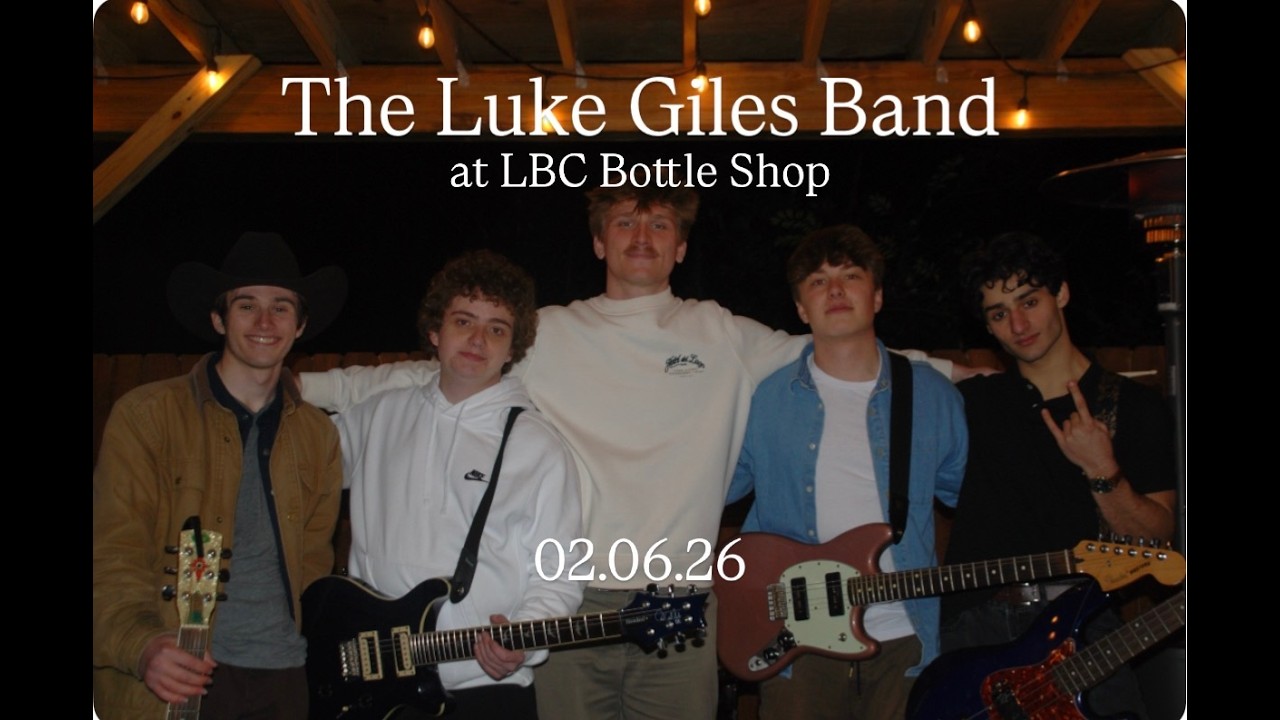 The Luke Giles Band at LBC Bottle Shop 02.06.26