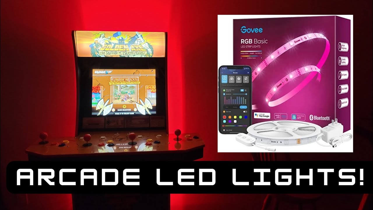 LED Lights for my Arcade Cabs!