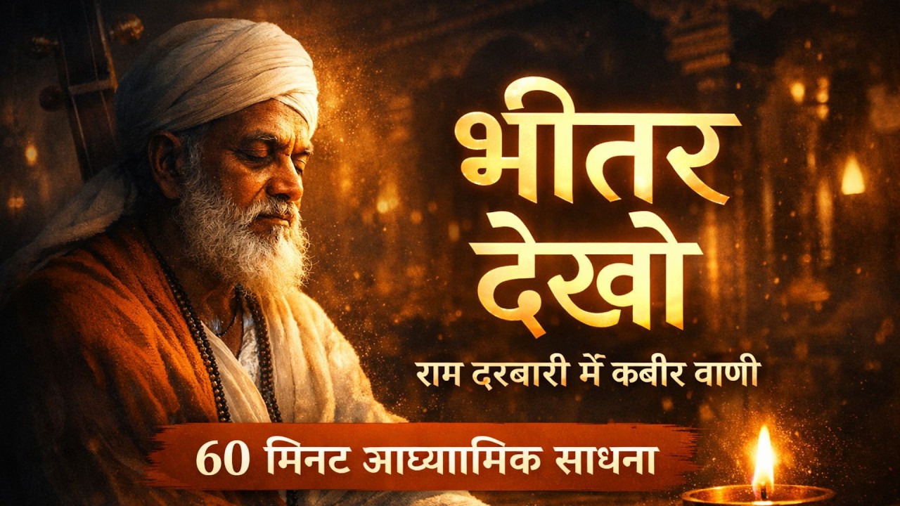 भीतर देखो | राग दरबारी में कबीर वाणी (60 मिनट आध्यात्मिक साधना)