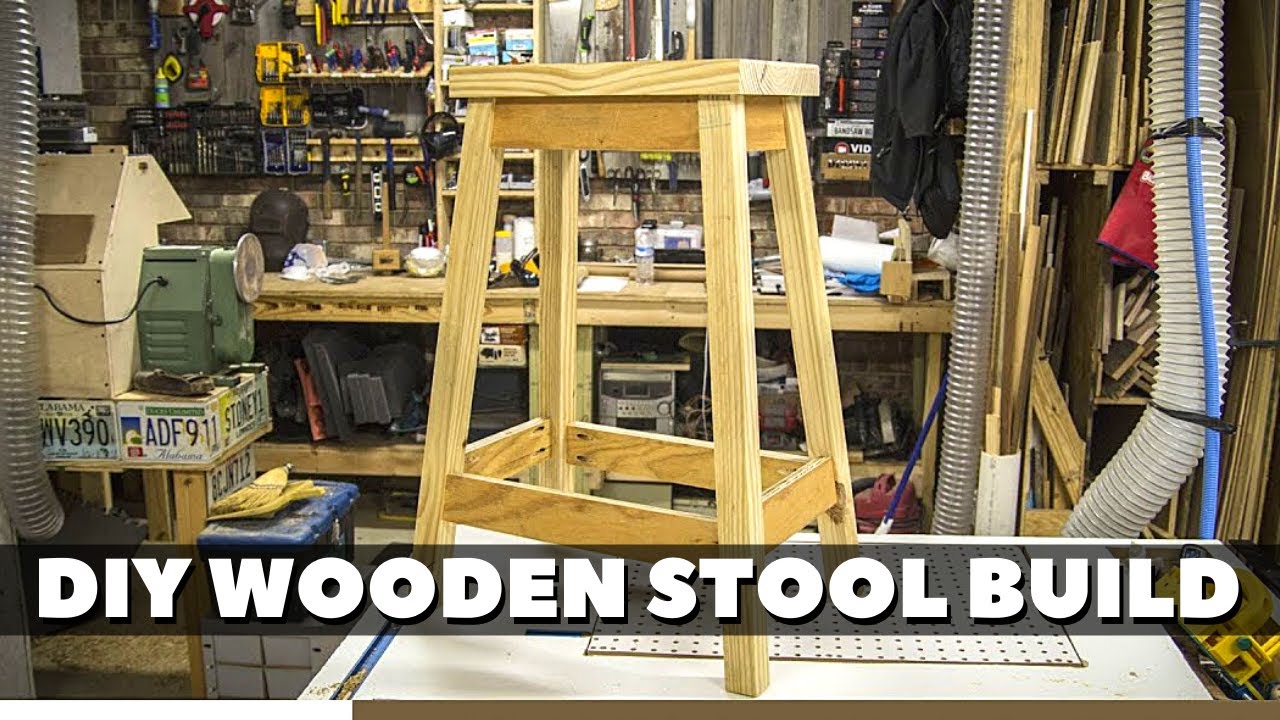 How to Build a Stool out of Wood | Wooden Stool DIY