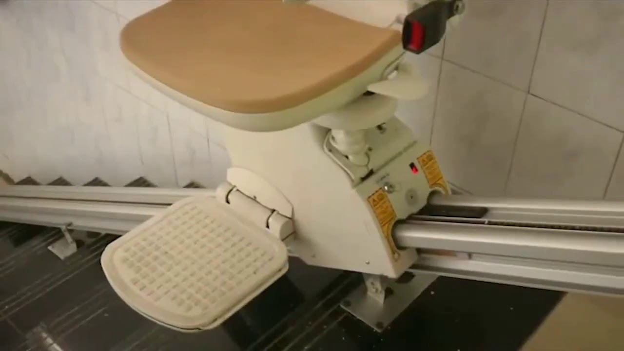 Automated stair lift at Dr. MGR Central Railway Station, chennai  for differently abled passengers.