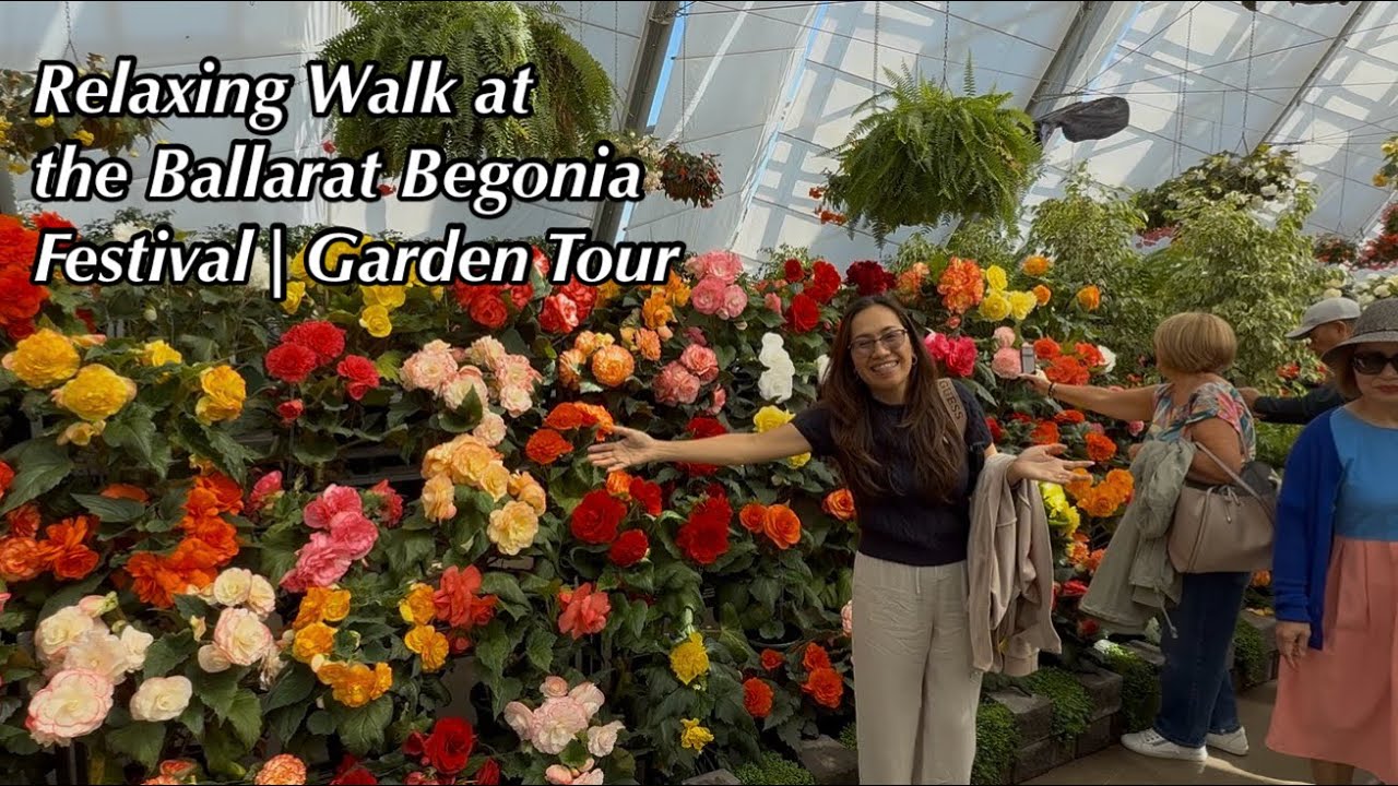 Прогулка по фестивалю бегоний в Балларате | Ботанический сад Балларата / 14 марта 2026 г.