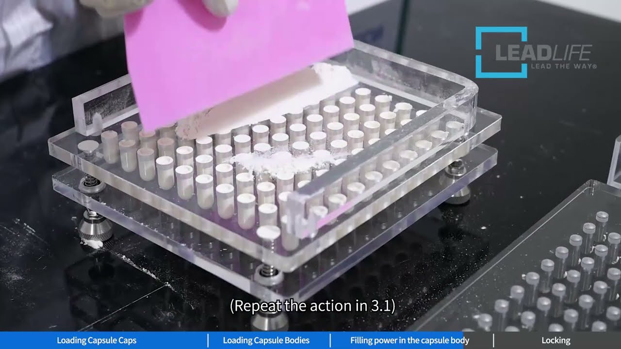How To Use LEADLIFE 100 Hole Capsule Filling Machine Capsule Filler Acrylic