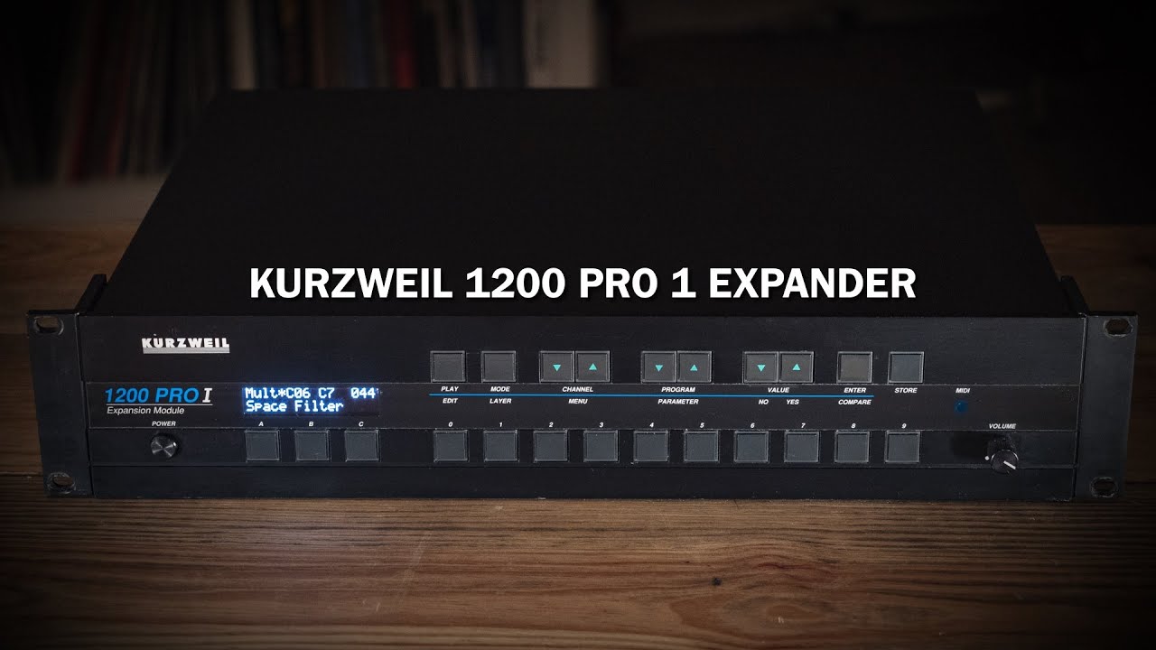 Kurzweil 1200 PRO 1 MIDI Expansion module - Some patches preview