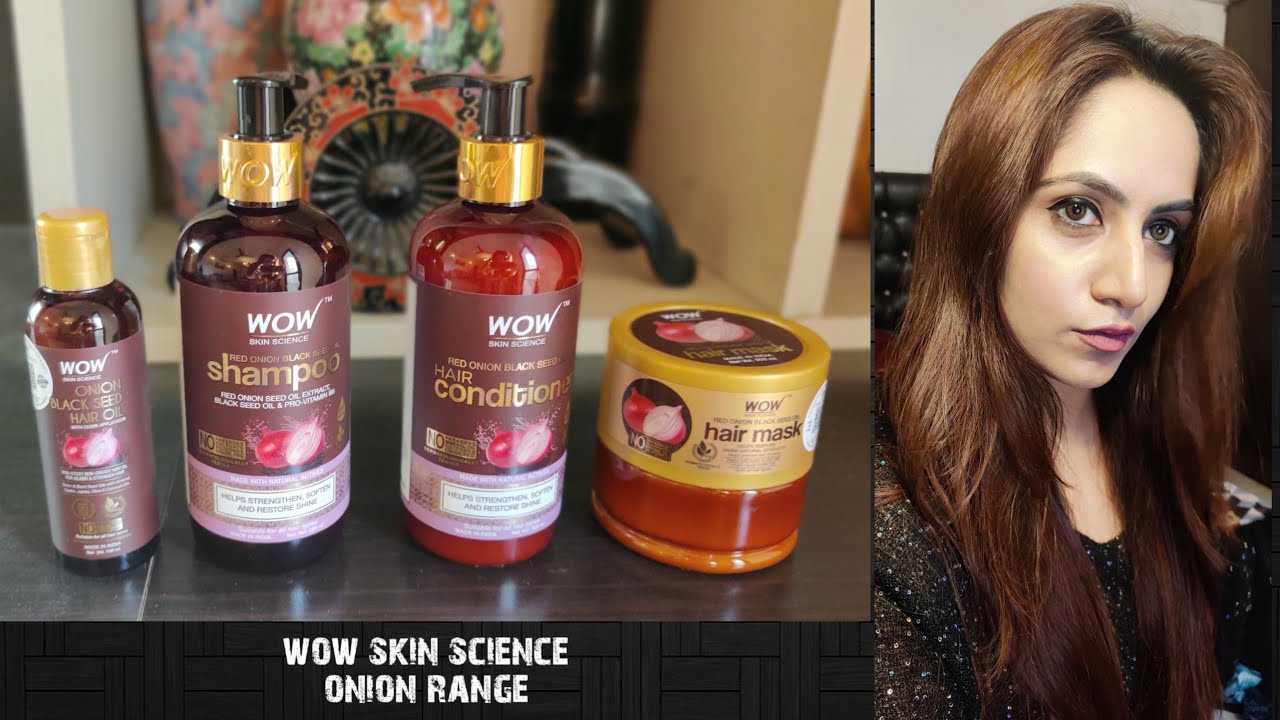 Wow skin science onion range review| Best shampoo & conditioner for bouncy and shiny hair| Schatz