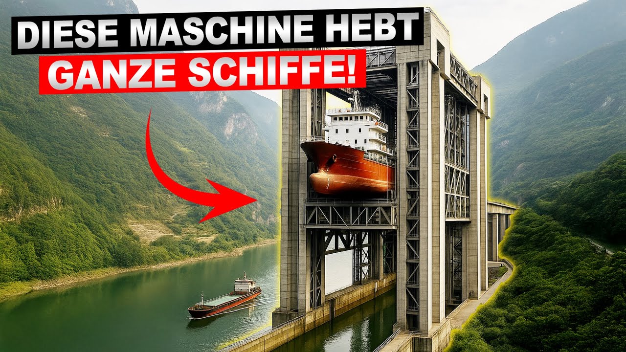 Das gr&ouml;&szlig;te Schiffshebewerk der Welt &ndash; Chinas Technik-Wahnsinn