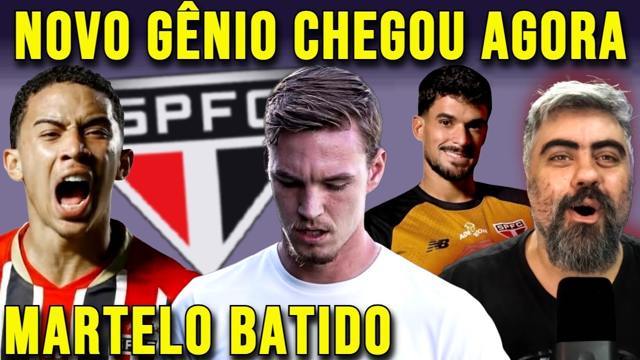 MUDOU TUDO SIM!!! SPFC AGIU CALADO E PREPAROU SURPRESA! SÃO PAULO AGORA TEM NOVO MEIA GENIAL PRONTO!
