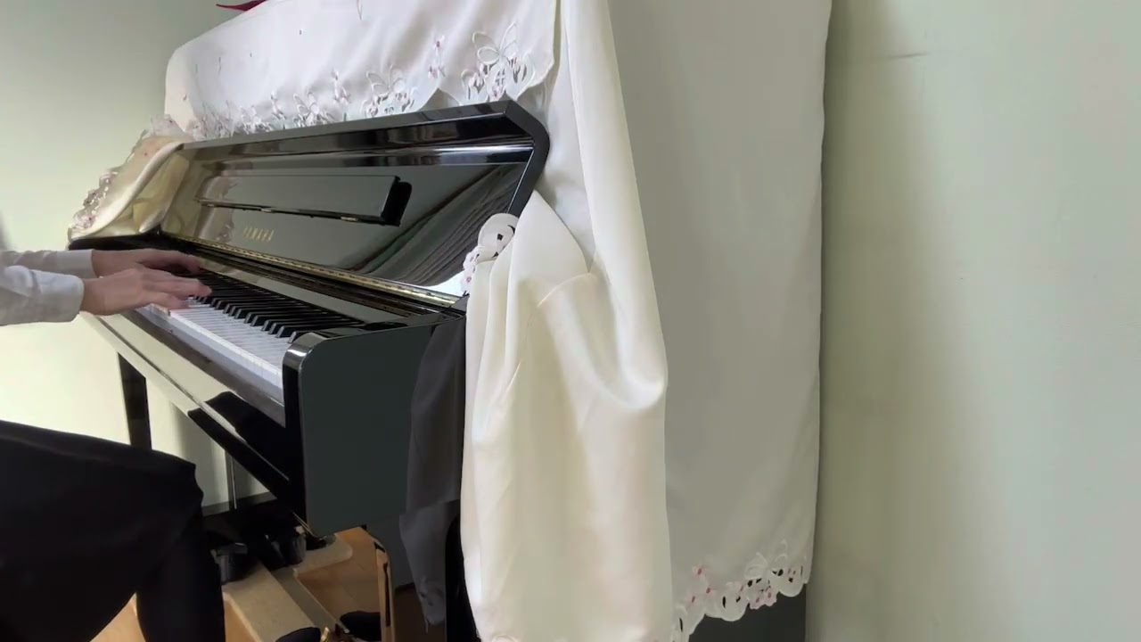 出勤前に１発弾くで〜👍ベートーヴェン🎼ピアノソナタ第８番「悲愴」第３楽章🎼後１ヶ月と10日ほどですわ💦