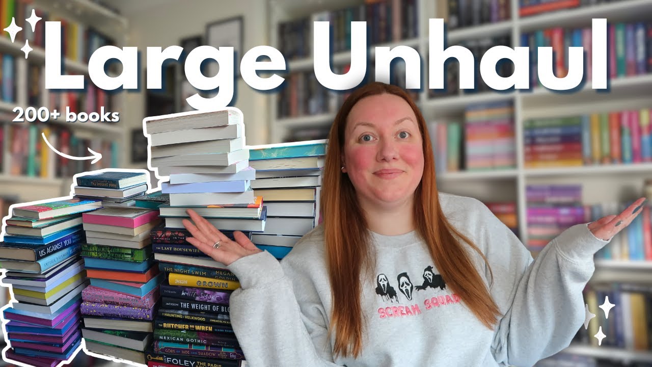 Unhauling 200+ Books from my Shelves 😯