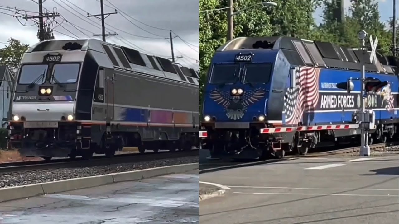 Before and After: NJ Transit 4502 Bombardier ALP-45DP (Revised in 2023)