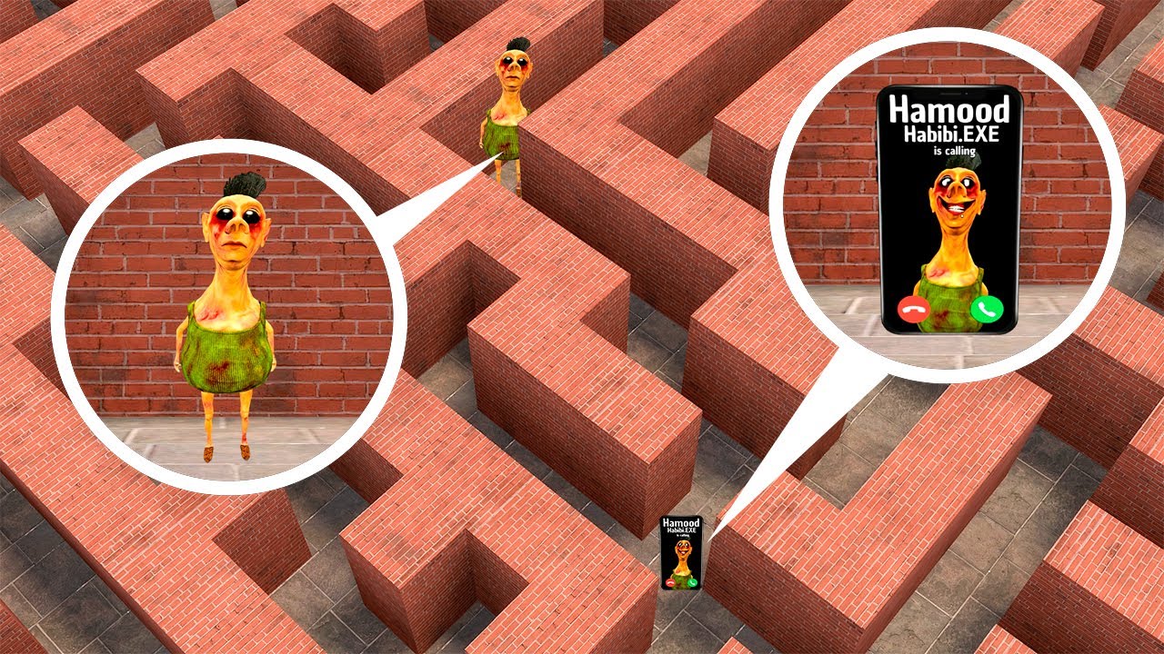 HAMOOD HABIBI.EXE IS CALLING ME IN MAZE In Garry's Mod!