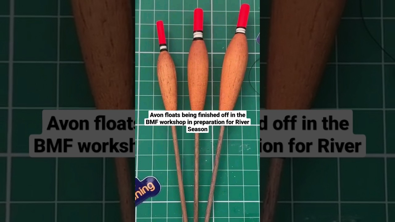 Handmade BMF Avon Floats #fishingshorts #shorts #tightlines #floatfishing #fishing #riverfishing