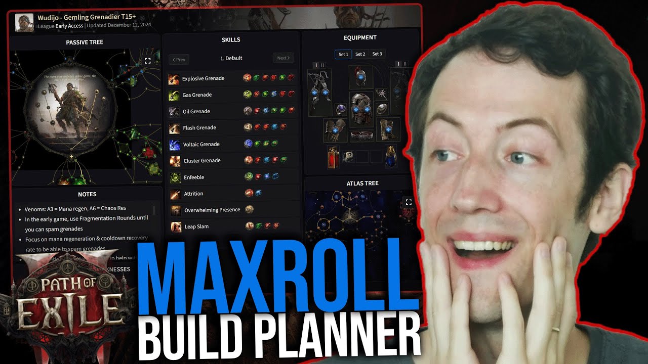 Mercenary Grenadier, now with full Maxroll Planner!