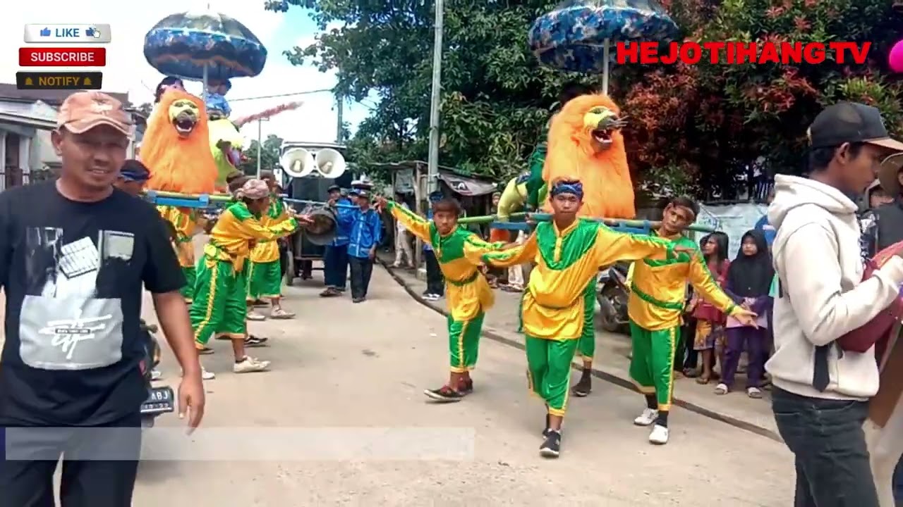 SINGA KUDA RENGGONG KEMBANG GADUNG SARASA MANDIRI PUTRA PANGANTEN SUNAT NAGRAK || HEJOTIHANG TV RPJ