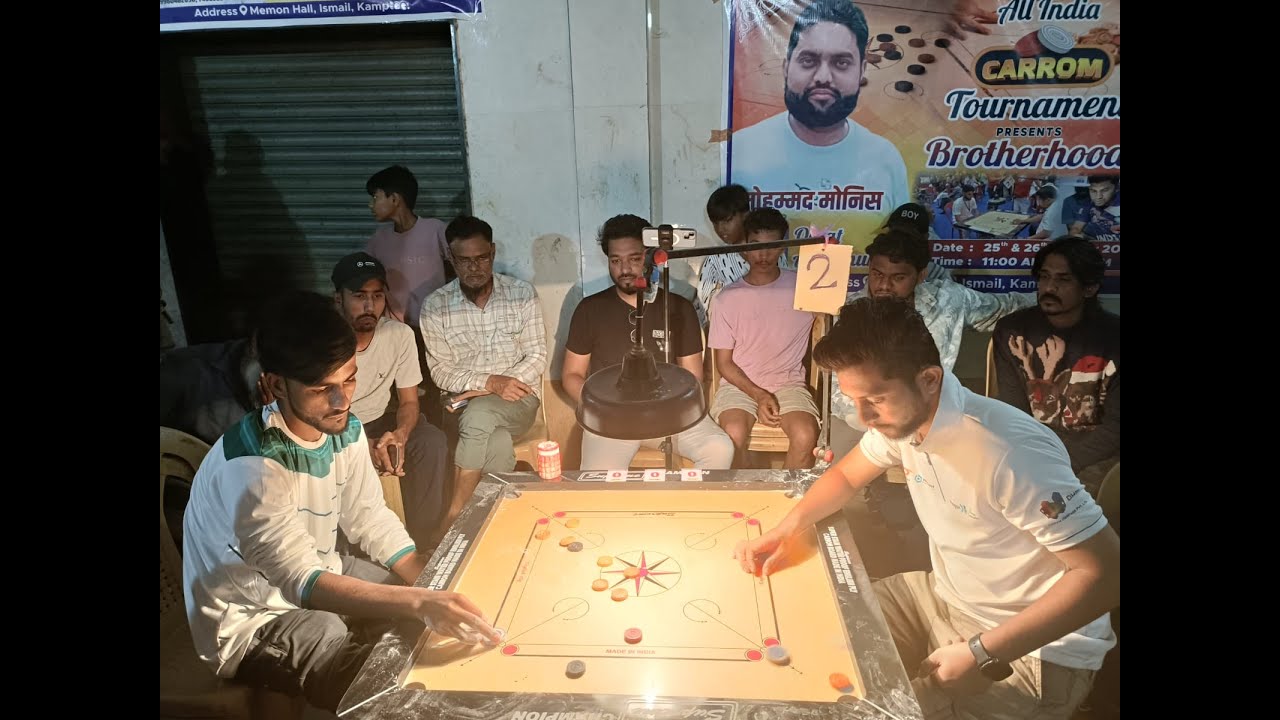 CARROM LIVE MS SF || MOHNISH MESHRAM (NKM) VS MOHD AMIN (NSC) #carromlive
