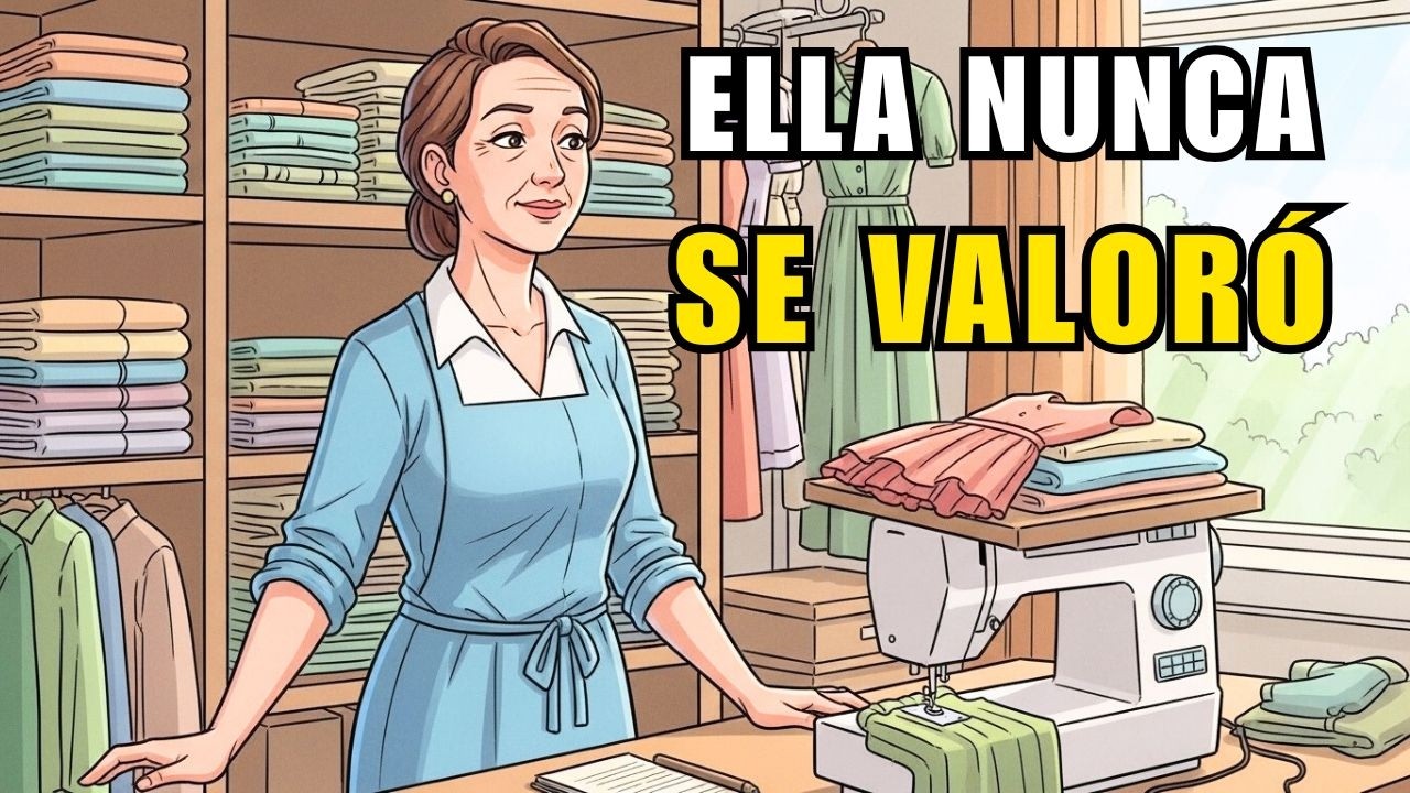 ELLA cosía para los demás… hasta darse cuenta de que eso podía cambiar su vida