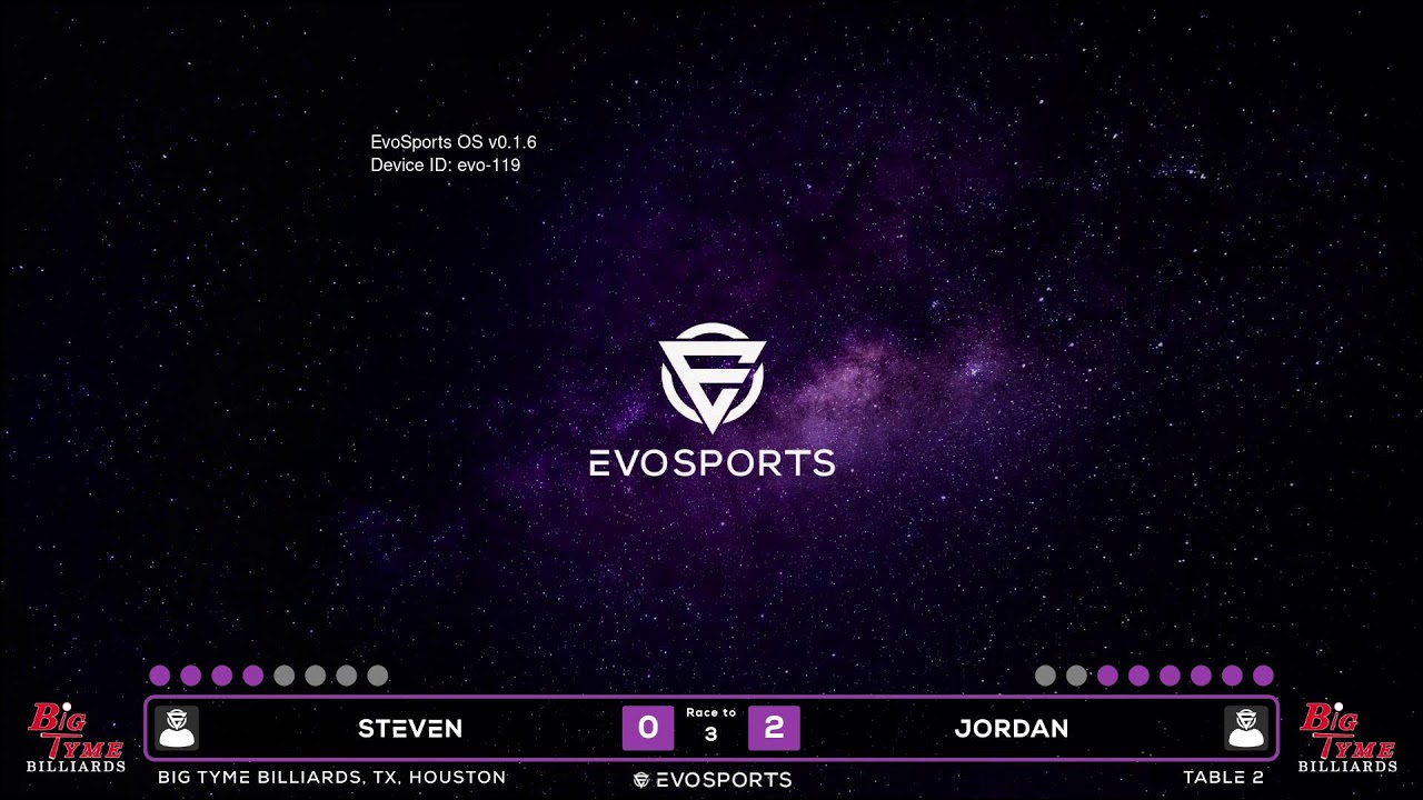 STEVEN vs JORDAN  - BIG TYME BILLIARDS - TABLE 2 | EvoSports